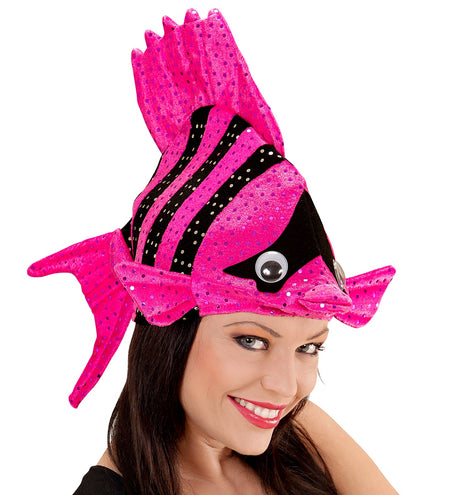 e-carnavalskleding-SYK Hoed vis roze