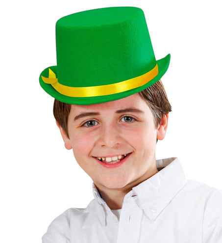 e-carnavalskleding-SYK Hoge hoed kind groen
