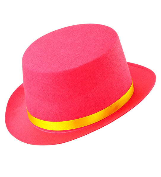 e-carnavalskleding-SYK Hoge hoed kind roze