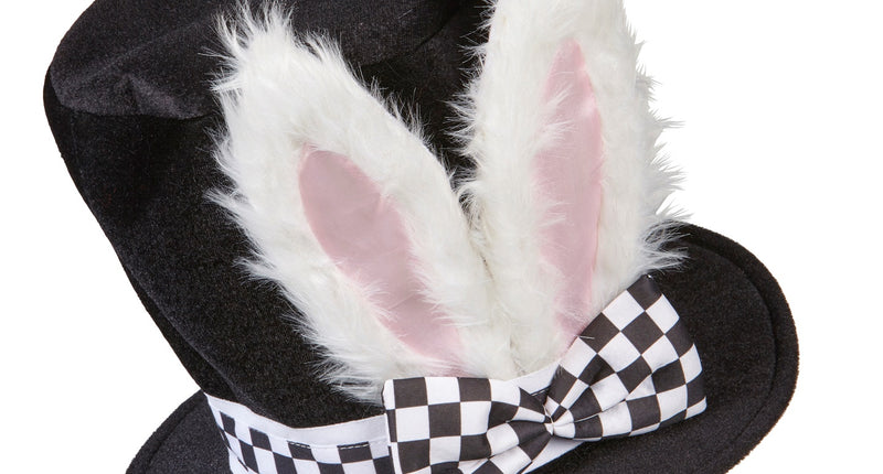 e-carnavalskleding-SYK Hoge hoed met bunny oren