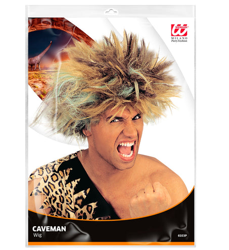 e-carnavalskleding-SYK Holbewoner pruik Fred blond