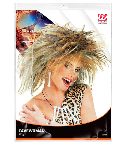 e-carnavalskleding-SYK Holbewoner pruik Wilma blond