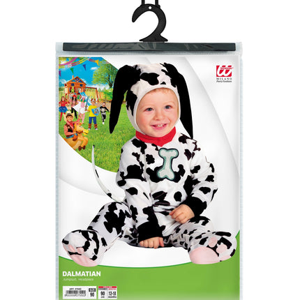 e-carnavalskleding-SYK Hond kostuum Dalmatiër Blaf baby