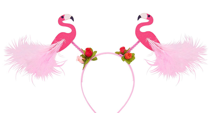 e-carnavalskleding-SYK Hoofband Flamingo