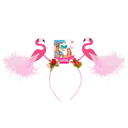 e-carnavalskleding-SYK Hoofband Flamingo