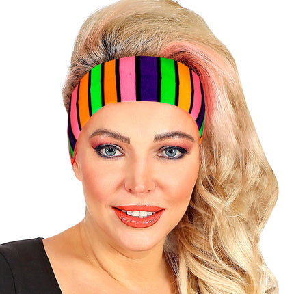 e-carnavalskleding-SYK Hoofdband 80's neon