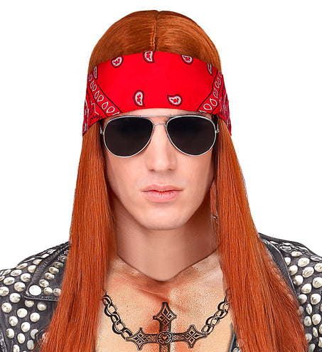 e-carnavalskleding-SYK Hoofdband bandana rood met motief