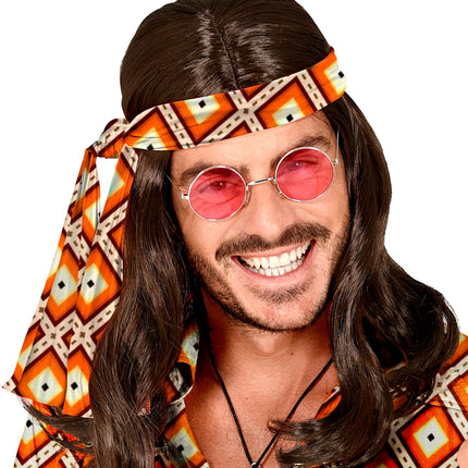 e-carnavalskleding-SYK Hoofdband hippie Groovy stijl