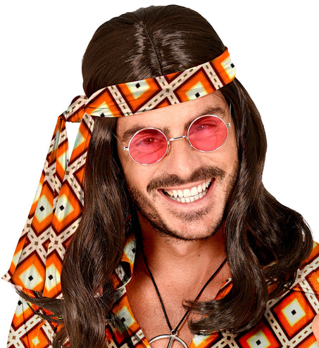 e-carnavalskleding-SYK Hoofdband hippie Groovy stijl