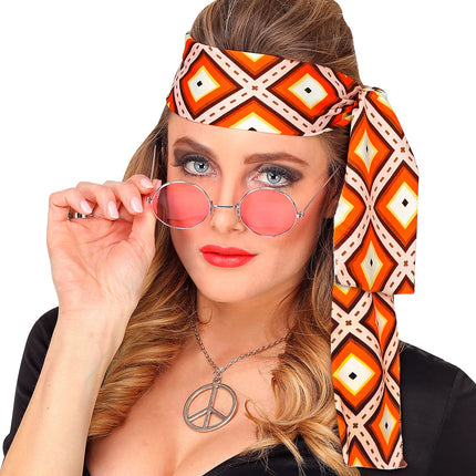 e-carnavalskleding-SYK Hoofdband hippie Groovy stijl