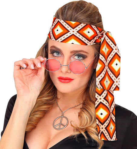e-carnavalskleding-SYK Hoofdband hippie Groovy stijl