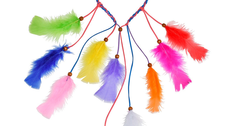 e-carnavalskleding-SYK Hoofdband indiaan meerkleurig