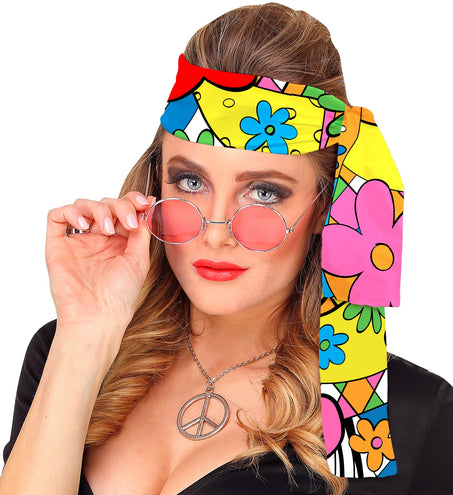 e-carnavalskleding-SYK Hoofdband jaren 70 flower power