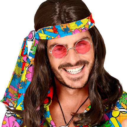 e-carnavalskleding-SYK Hoofdband jaren 70 flower power