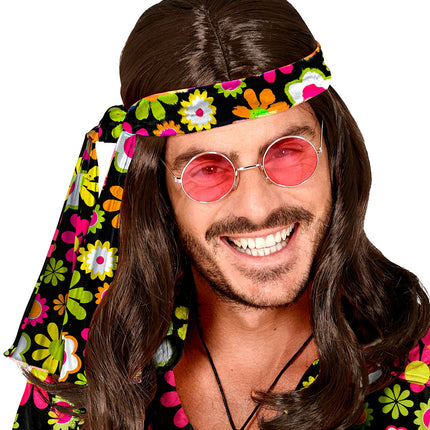 e-carnavalskleding-SYK Hoofdband jaren 70  flowers