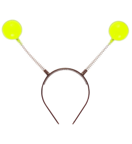 e-carnavalskleding-SYK Hoofdband met antennes glow in the dark