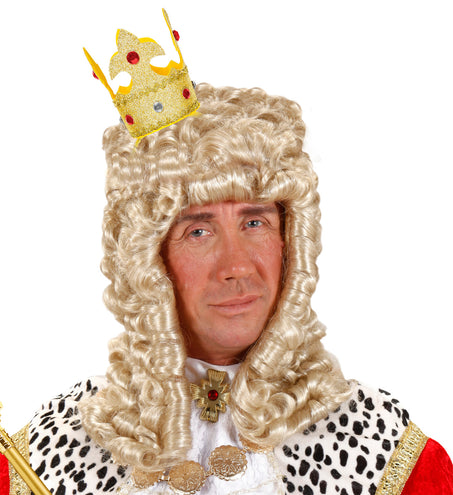 e-carnavalskleding-SYK Hoofdband met mini kroon goud