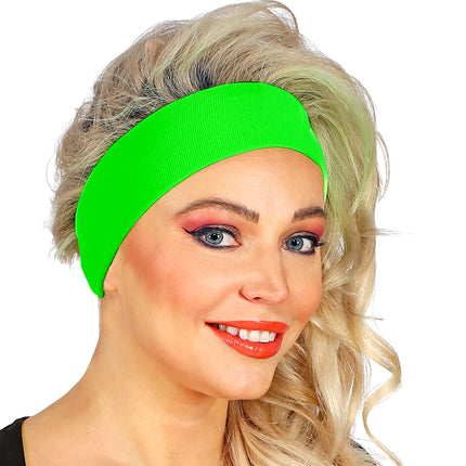 e-carnavalskleding-SYK Hoofdband neon groen