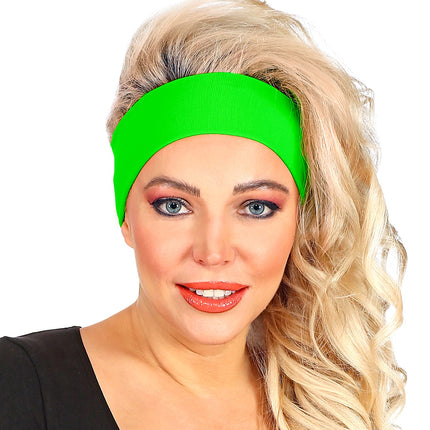 e-carnavalskleding-SYK Hoofdband neon groen