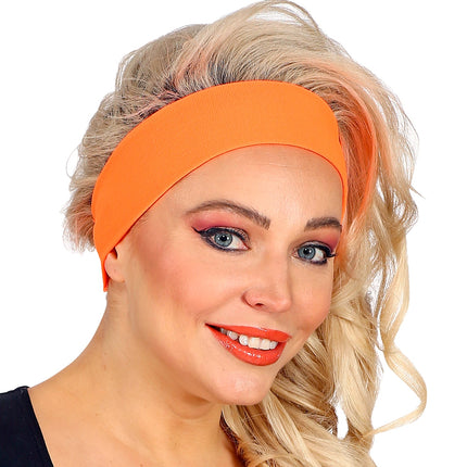 e-carnavalskleding-SYK Hoofdband neon oranje