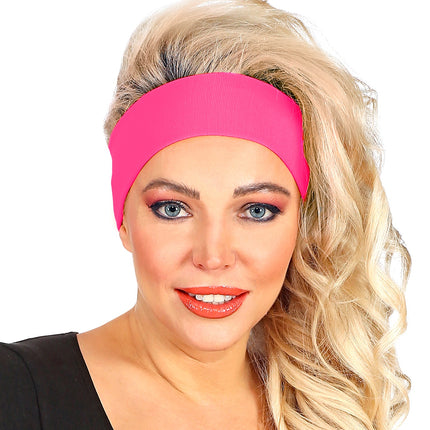 e-carnavalskleding-SYK Hoofdband neon rose