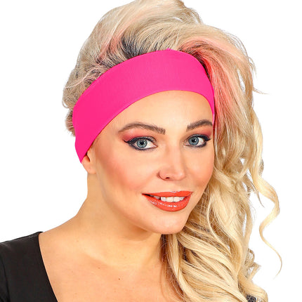 e-carnavalskleding-SYK Hoofdband neon rose