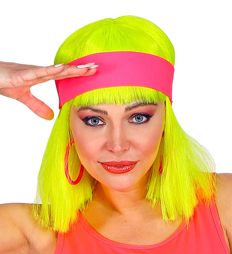 e-carnavalskleding-SYK Hoofdband neon rose