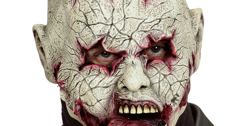 e-carnavalskleding-SYK Horror clown masker met snijwonden