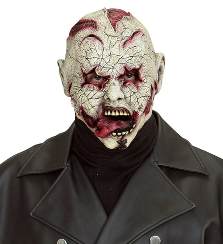 e-carnavalskleding-SYK Horror clown masker met snijwonden