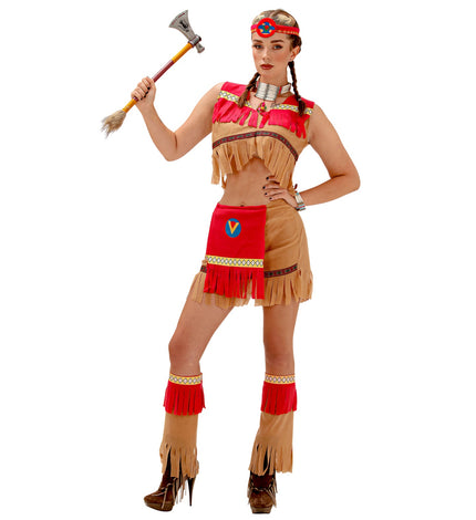 e-carnavalskleding-SYK Indiaan kostuum dames 