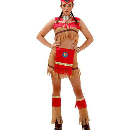 e-carnavalskleding-SYK Indiaan kostuum dames "Ray of Moonlight"