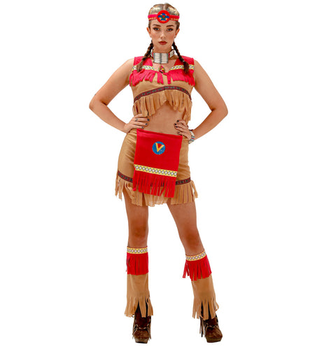 e-carnavalskleding-SYK Indiaan kostuum dames "Ray of Moonlight"