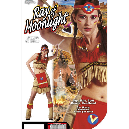 e-carnavalskleding-SYK Indiaan kostuum dames "Ray of Moonlight"