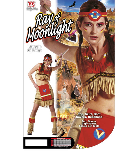 e-carnavalskleding-SYK Indiaan kostuum dames "Ray of Moonlight"