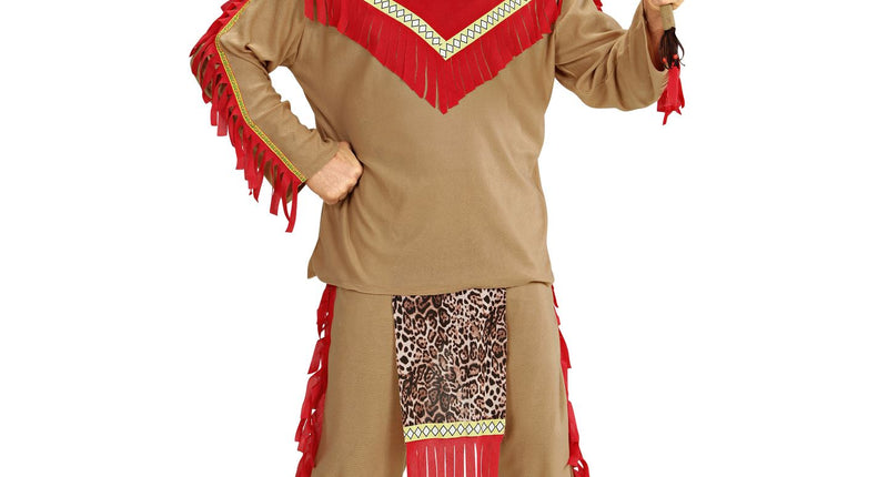 e-carnavalskleding-SYK Indiaan kostuum  "Sitting Bull"