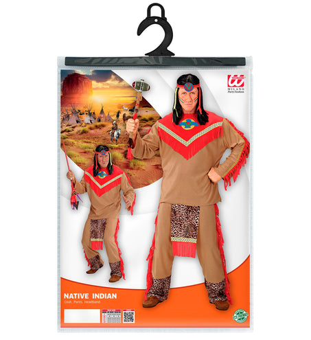 e-carnavalskleding-SYK Indiaan kostuum  "Sitting Bull"