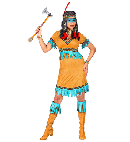 e-carnavalskleding-SYK Indianen jurk dames Fleur