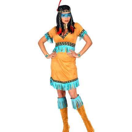 e-carnavalskleding-SYK Indianen jurk dames Fleur