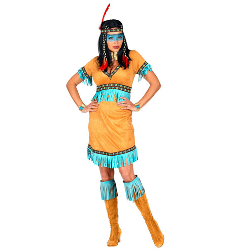 e-carnavalskleding-SYK Indianen jurk dames Fleur