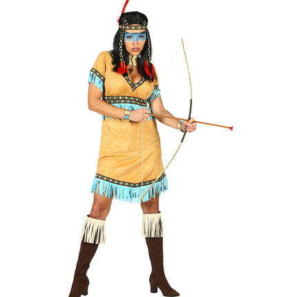 e-carnavalskleding-SYK Indianen jurk dames Fleur