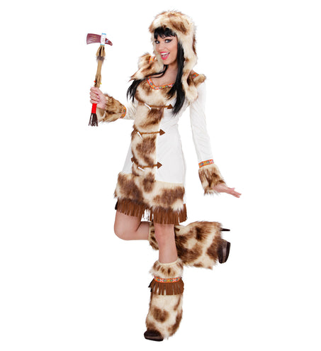 e-carnavalskleding-SYK Indianen jurk deluxe Hester dames