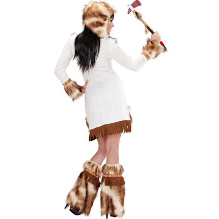 e-carnavalskleding-SYK Indianen jurk deluxe Hester dames
