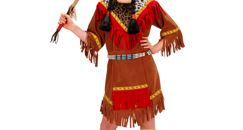 e-carnavalskleding-SYK Indianen jurk Jamy kinderen