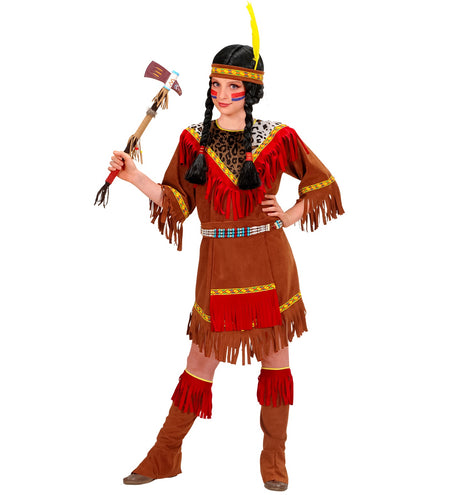 e-carnavalskleding-SYK Indianen jurk Jamy kinderen