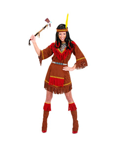 e-carnavalskleding-SYK Indianen jurk Jenna dames