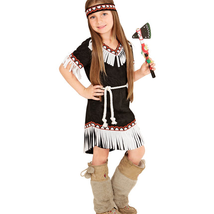 e-carnavalskleding-SYK Indianen jurkje kind Libby