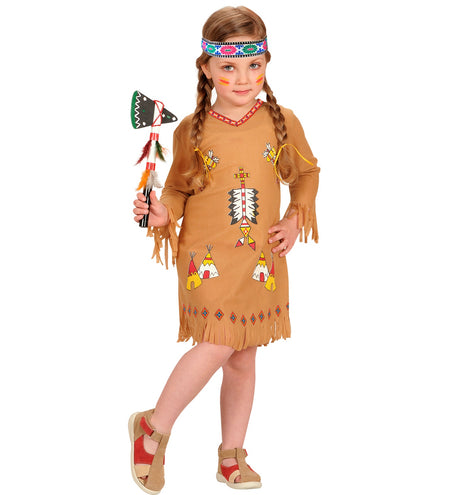 e-carnavalskleding-SYK Indianen jurkje kind Luca
