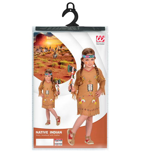 e-carnavalskleding-SYK Indianen jurkje kind Luca
