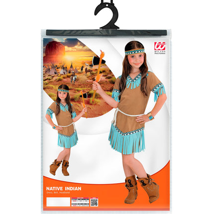 e-carnavalskleding-SYK Indianen jurkje kind Revy