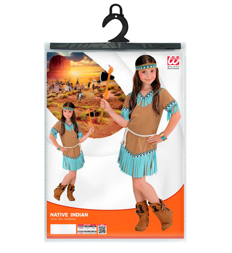 e-carnavalskleding-SYK Indianen jurkje kind Revy